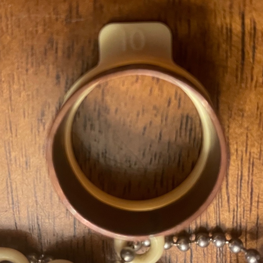 Vintage Solid Copper Thunderbird Ring - image 6